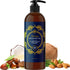 Set (8 Oz Luxurious Vanilla & Tropical Passions Massage Oil - Aromatherapy Full Body Massage Oil for Couples Bundle