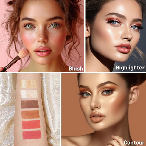 UCANBE 86 Colors Eyeshadow Makeup Palette + 15 Brushes Set - Highly Pigmented Long Lasting Makeup Kit