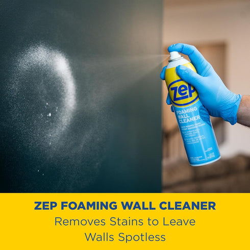ZUFWC18 18 oz, Zep Foaming Wall Cleaner, Clear