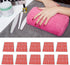 Nail Tip Display Tape, 10 Sheet Nail Art Mounting Tape Salon Double Sided Adhesive Tape Nail Art Accessories for Nail Tip Color Display Home and Nail Salon Use