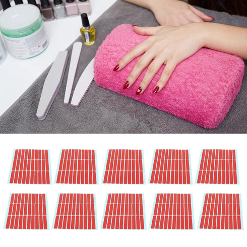 Nail Art Mounting Tape 10 Sheets, Double Sided Tape for Nail Art, Adhesive Accessory for Home and Salon