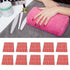 Nail Art Mounting Tape 10 Sheets, Double Sided Tape for Nail Art, Adhesive Accessory for Home and Salon