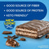 Atkins Chocolate Crème Protein Wafer Crisps - Keto Friendly Dessert, 4g Net Carb, 1g Sugar, 5 Count
