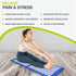 ProsourceFit Acupressure Mat and Pillow Set for Back/Neck Pain Relief and Muscle Relaxation, Pink