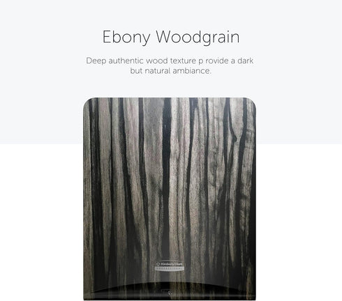 Kimberly-Clark Professional ICON Faceplate (58830) for Automatic Hard Roll Towel Dispensers, Ebony Woodgrain Design