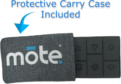Mote Pillbox 7 Wallet Credit Card Size Carry Medications, Pills Day Weekly Organizer Pill case, Mini, Small Holder