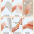Ultra-Slim Nail Adhesive Tabs, Jelly Double Sided Waterproof Gel Sticker Pads for Press On Nails