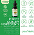 Liquid Iron Supplement 15 mg Per ML for Women, Men, and Kids, Berry Flavored, High Potency for Energy and Blood Levels