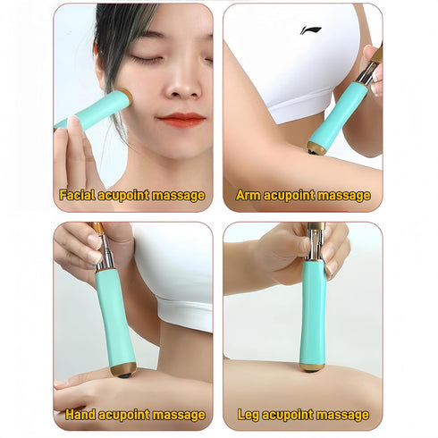 PEXOMEDO Scratcher8.3-21.3inHand 2 Pack) Portable Extendable Double-Pole Back Massager for Scratching Itches, Strong