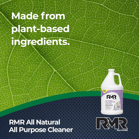 RMR All Natural All-Purpose Cleaner - Non-Toxic, Rinse-Free Multipurpose Cleaning Supplies, 1 Gallon Bottle