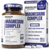 Magnesium Complex Supplement, 4 Month Supply of 500mg 5-in-1 Bisglycinate, Oxide, Taurate, Aspartate, Citrate for Calm,