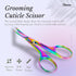 Professional Grooming Scissors, Small Curved Stainless Steel Eyebrow Scissors for Women