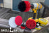 Heavy Duty Nylon Bristle Brush with All Purpose Cleaner Paste, Lemon Lime Scented - Ideal for Deck, Patio, Home Siding,