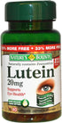 Nature's Bounty Lutein 20mg, 40 Softgels, Pack of 2