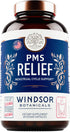 PMS Support Supplement for Women, Chasteberry, Maca Root, Ashwagandha - Period Relief and Mood Support
