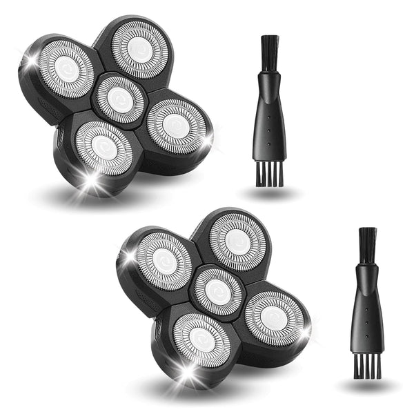 Shaver Replacement Blades, Compatible with Flex Series Electric Razor, 5 Blades Shaver Replacement Heads for Bald Men