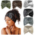 Tobeffect Wide Headbands for Women, 7'' Extra Wide Boho Headwraps, Stretchy Hair Accessories