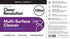 Clean Revolution Multi Surface Cleaner Refill, Non-Toxic Eco-Friendly Plant-Based, Seaside Lavender, 128 Fl Oz