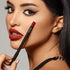 K7L Dark Red Lip Crayon (Vegan) - Waterproof and Smudge-Proof Cosmetics