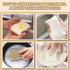 Biodegradable Natural Kitchen Sponge - 12 Pack Compostable Cellulose and Coconut Scrubber