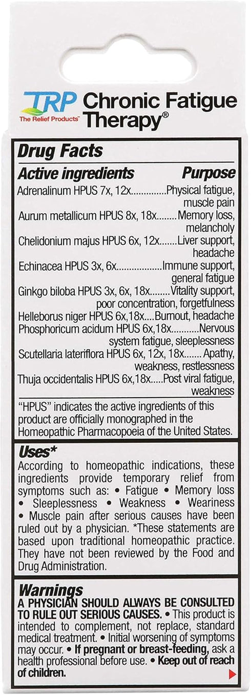 The Relief Products Chronic Fatigue Therapy - Fast Dissolving Tablets for Fatigue, Weakness, Tiredness, CFS, 70 Count