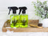 Cornucopia Plastic Cleaning Spray Bottles, Set of 4, 16oz Refillable Trigger Sprayers with Labels
