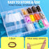 YGDZ Elastic Hair Bands, 1500 pcs Hair Ties, Colorful Rubber Bands for Girls, Women, Toddler
