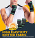 HiRui 2-Pack Wrist Brace, Hand Compression Sleeves with Straps for Fitness Weightlifting, Tendonitis Pain Relief