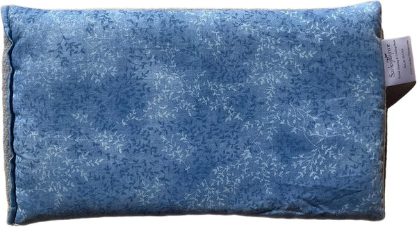SacksyThyme Microwave Heating Pad for Cramps, Back, Neck, Shoulders, Leg Pain, Unscented Flaxseed