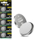 5 Pack CR2025 Lithium Coin Battery 3V for Airtag, Car Remote Key Fob, Scale, Watch - DL2025 ECR2025 BR2025