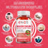 Sugar-Free Magnesium Glycinate Gummies - 500mg Potassium Magnesium Complex Supplement for Memory and Mood