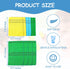 Tatuo 10 Pieces Korean Exfoliating Washcloth Mitt, Double Sided Scrub Mitt Cloth Gloves for Remove Dead Skin Japanese