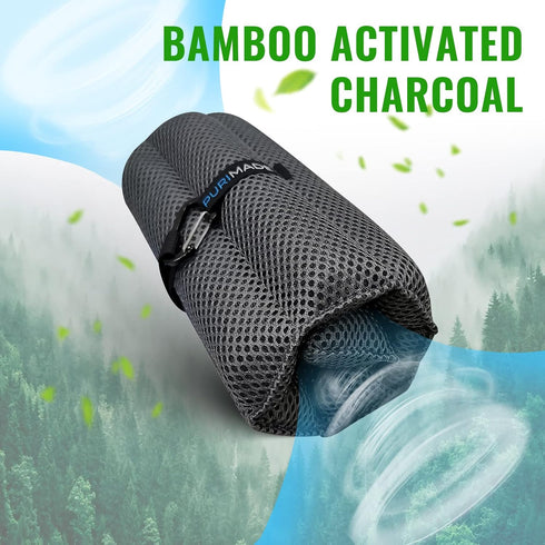 Bamboo Charcoal Air Purifying Bag, Reusable Natural Activated Charcoal Bags, 300g Deodorizer
