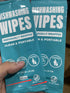 Dish Cleaning Wipes Individually Wrapped, Portable Kitchen Disposable Dish Soap Wipes Bulk Travel Size Quick Cleaning Dishes Dishwashing Pads Wipes for Outdoor Traveling/Camping/Airbnb/Hotel (100 Pcs)