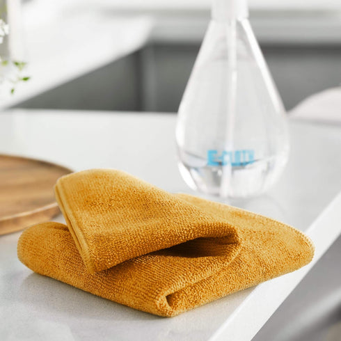 E-Cloth Microfiber Cloth, Premium Cleaning Cloth for Kitchen, Countertops, Sinks, and Bathrooms (Orange, 1 Pack)