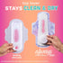 Always Radiant Teen Pads, Regular Size 1, Unscented, with Wings, 14 Count