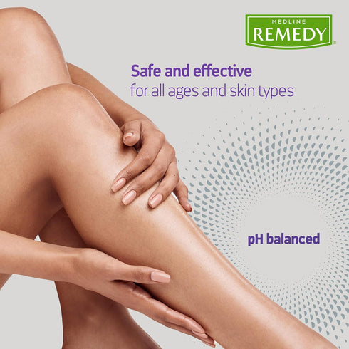 Medline Remedy Specialized Skin Cream, Fragrance-Free (16 oz), Nourishing Moisturizer for Dry Skin