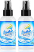 Flushie Pre-Toilet Spray for Poop - Travel Size Toiletries Bathroom Deodorizer, 4oz (Linen, 2 Pack)