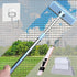 Window Screen Cleaner Tool, 5 in 1 Window Cleaning Kit with Brush, Squeegee, and Track Cleaning Tools