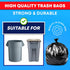 Tasker 55 Gallon Trash Bags (Value 50 Bags w/Ties), Extra Large Industrial Trash Bags for Outdoor Use