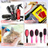 SelfTek 4 Pack Hair Brush Cleaning Tool - Home or Salon Use for Removing Hair and Dust
