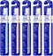 Soft Toothbrush Pack, 5 Count, Advanced Quad-fine Bristles for Sensitive Teeth, Gums & Deep Plaque Removal, Assorted
