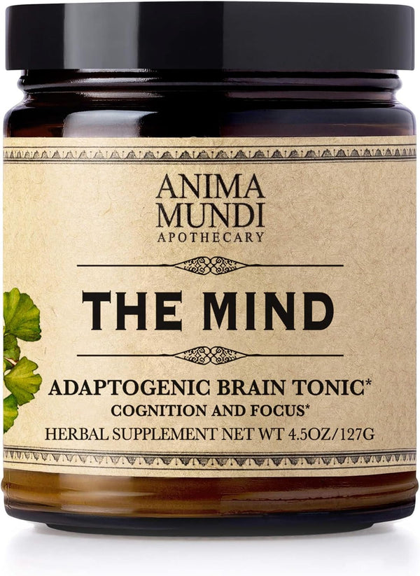 Anima Mundi The Mind Energizing Brain Tonic - Organic Lion's Mane Mushroom Supplement for Mood and Memory Support