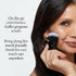 LAURA GELLER NEW YORK Retractable Airbrush Kabuki Brush for Liquid, Cream & Powder Face Makeup with Aluminum Handle