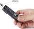 Cigar Lighter Triple Jet Flame Torch, Refillable Butane Lighter with Cigar Punch, 2 Pack, Charcoal