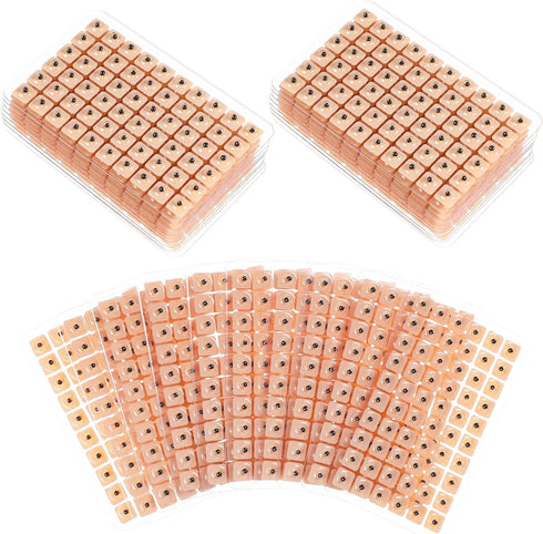 ROSENICE 600 Counts Acupuncture Vaccaria Ear Seeds, Disposable Ear Press Seeds Acupressure Kit