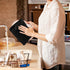 Pack 12, 16 19 Inches, 100% Utopia Towels Kitchen Bar Mops, of by Cotton Super Absorbent Black Towels, Multi-Purpose
