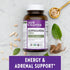New Chapter Organic Ashwagandha Supplement - 60 Count Vegan Capsules for Stress Relief, Mood Support & Energy - One