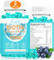 Hair Skin Nail Vitamins Gummies Supplement - 15000mcg Biotin with Collagen, 120 Ct, Sugar Free