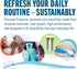 Packaging, 3 Count Preserve Eco Friendly Adult Toothbrushes, Made in The USA from Recycled Plastic, Lightweight Paper